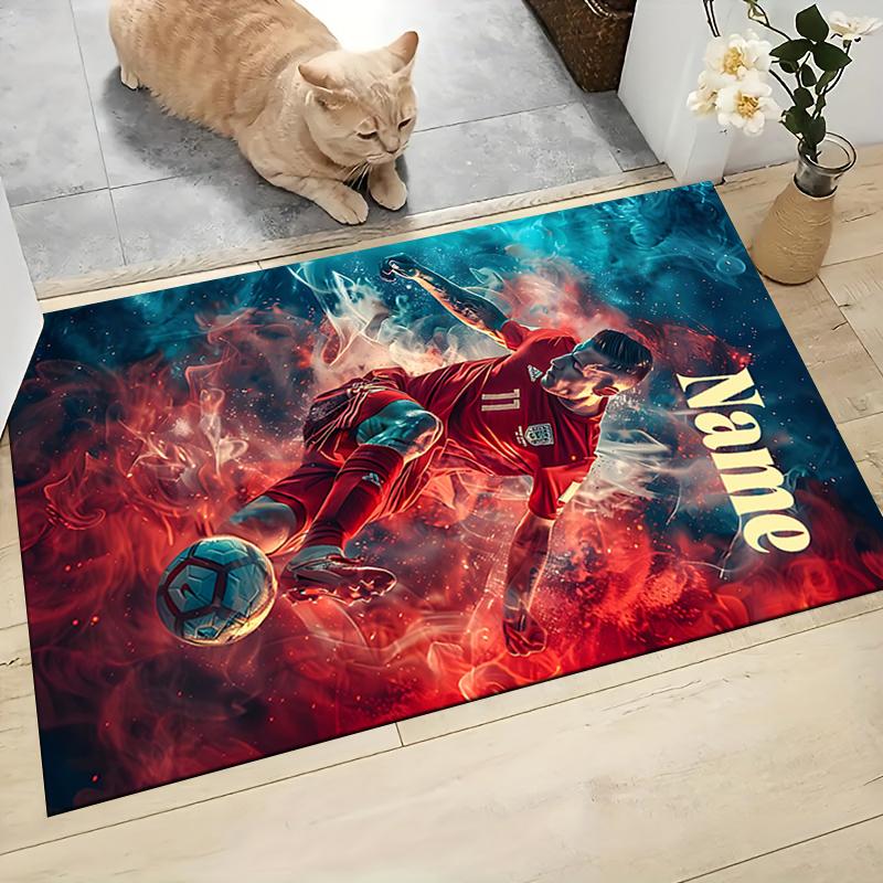 Custom Name Unicorn Fantasy Adventure Carpet Rug Customizable Soft Washable Anti-Slip Home Living Room Sofa Mats Personalized Rug. 0909180