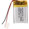 3.7V 150mAh Lithium Battery Model 402030 with Protection Circuit – Rechargeable – Compatible with Bluetooth Earphones and TWS Headphones