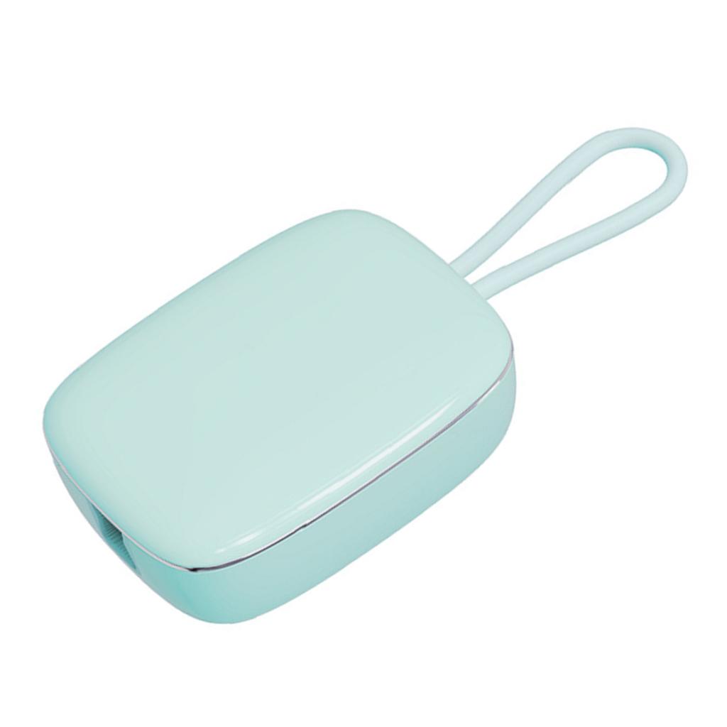 Toothbrush Cleaner Case Portable UVC Deep Cleaning Moisture Resistant Turbo Fan Drying for Business Trips Green