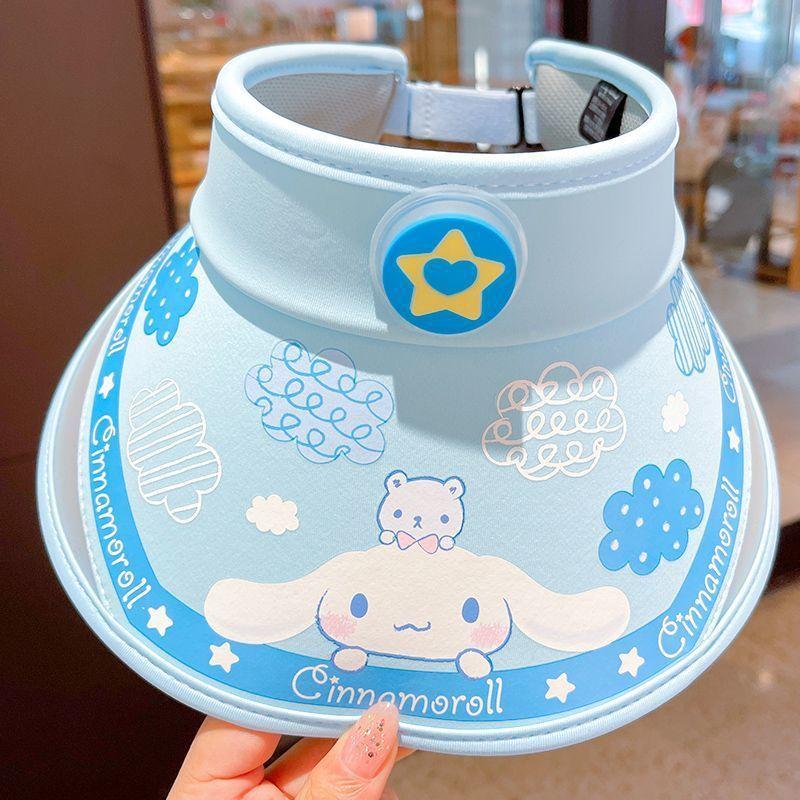Hello Kitty Kinder Zonnehoed Met Brede Rand Voor Zomerse Buitenbescherming