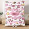 1pc Hello Kitty Themed Home Decoration Blanket - Seasonal Universal Comfortable Washable Gift, Suitable for All Ages, Suitable for All Famil