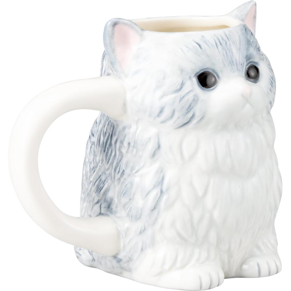 Sun Art Cute Cat Munchkin Cat Kitchenware Mug, Approx. 400cc, Accessories, Human-Grade Tableware, SAN4236-1