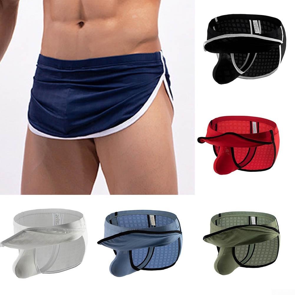 Men Underwear Thongs Pouch Shorts Size M-2XL Trunks