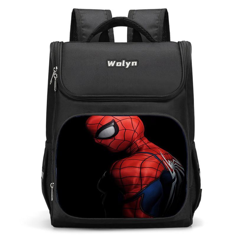 Lightweight Spiderman Girls Backpack With Large Storage For Use Educational