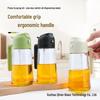 Press-Type Glass Oil Dispenser with Spray Nozzle, Set of 3