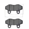 Motorcycle TBT Electric Vehicle Disc Brake Pads - Double Pump CBX Leather Brake Pads for Battery Cars