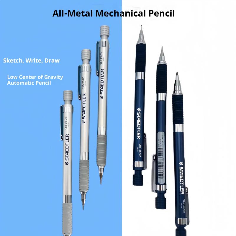 Staedtler 925 Auto Pencil,0.3-2.0mm Precision Technical Pencil Premium Full Metal Drafting Pencil for Art Collectors&Designers