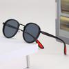 New steampunk metal round frame sunglasses, European and American fashion sunscreen travel hip-hop glasses