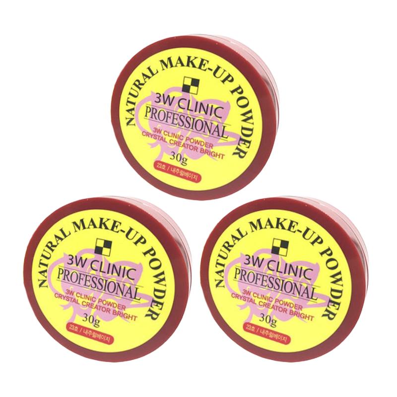 3w Clinic Natural Make Up Powder 30g (9 Options)