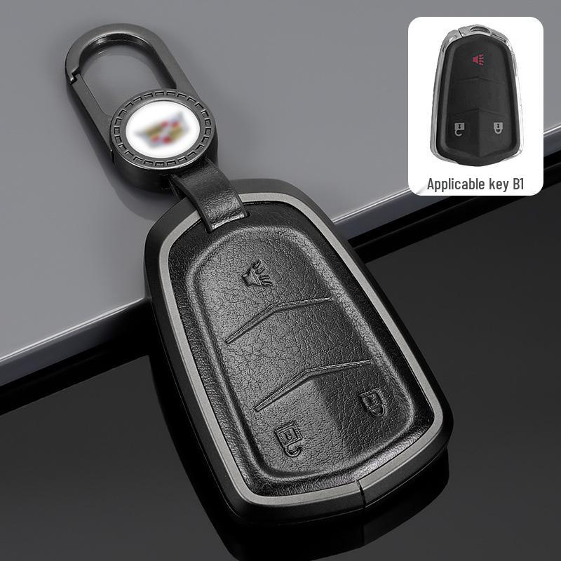 Cadillac Key Protective Shell: Fits XT4, XT5, XT6, CT4, CT5 - Original Car Key Cover with Buckle.