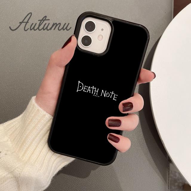Death Note Anime Phone Case for iPhone 11 12 13 14 Pro Max Mini X XR XS SE 2020 5 6S 7 8 Plus Samsung Galaxy S21 S22 Cover Shell