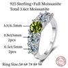 Sace Gems GRA-zertifizierter 3,6 Karat Moissanit-Ring, VVS1-Labordiamant-Solitärring für Frauen, Verlobungsversprechen, Ehering, Schmuck