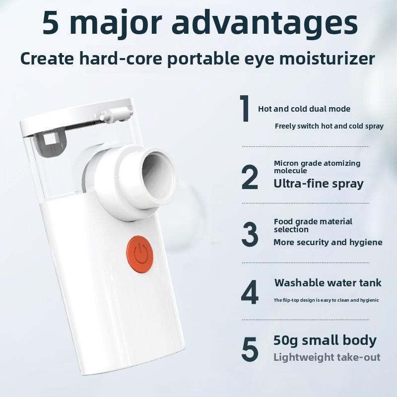 New Eye Protection and Eye Moisturizer Home Handheld Portable Eye Facial Hydrator To Relieve Dry Eyes and Astringent Eyes Eye Atomizer