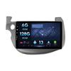 128GB IPS Screen 10 Inch Android Radio with CarPlay Android Auto Car Radio Navigation Stereo GPS RDS DSP BT WiFi Head Unit for Honda Fit 2008-2013