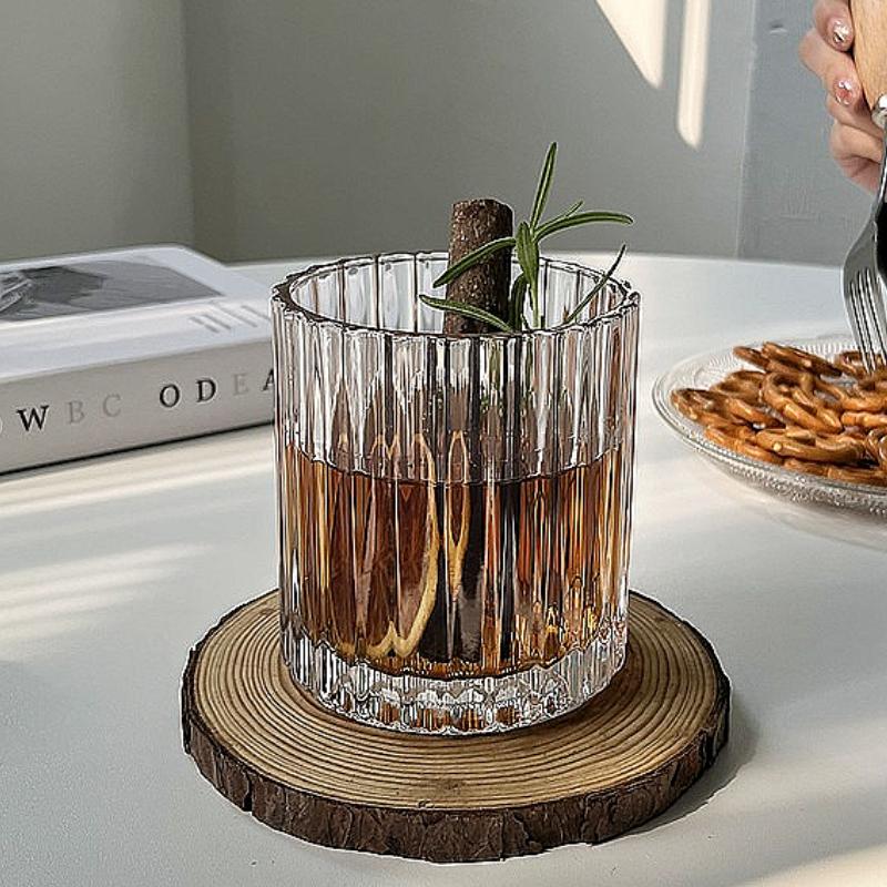 285ml/320ml European Style Wine Glass Drinkware Transparent Whiskey Glass Party Foreign Wine Glass Water Bottle Cold Drink Cup