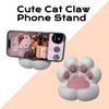 Pedestal type cute cat claw mobile phone holder desktop creative bracket high value decompression process ornament