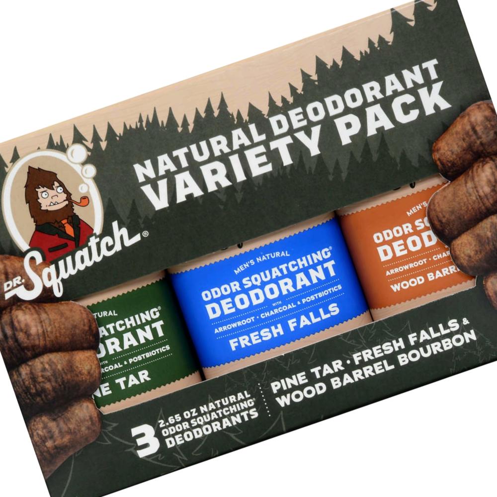 Dr. Squatch Natural Deodorant 3 pcs