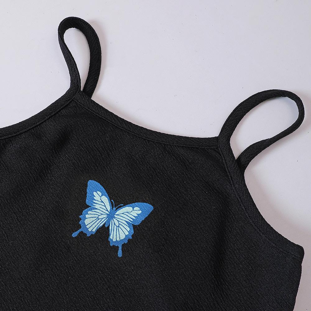 EW Kids' Spring & Autumn Camisole Dress Set for Girls - Style DTZ888-D