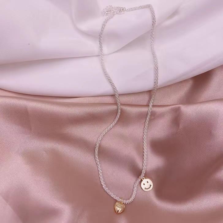 New Rice Grain Freshwater Pearl Emerald Necklace Dongdaemun Fashion Necklace Temperament Micro-inlaid Zircon Bracelet