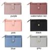 PU Leather Solid Color Purse Mini Coin Purse Money Bag Credit Card Holder Bags Small Wallet