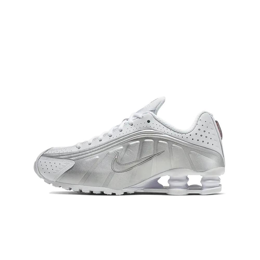 Nike Shox R4 White Metallic Silver (2019/2024)