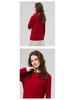 Merino Wool Seamless Color Block Two-Piece Sports Long Sleeve T-Shirt