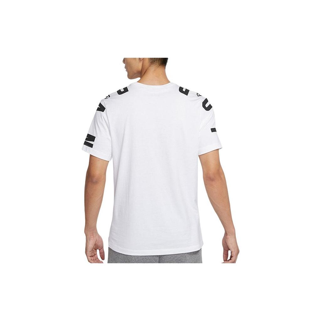 Jordan Lässiger Sport Rundhals Pullover Kurzarm T-Shirt Herren Tops Weiß CZ2490-100