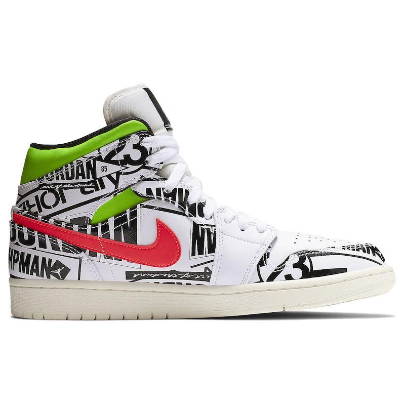 Jordan 1 Mid All Over Logos 554724-119
