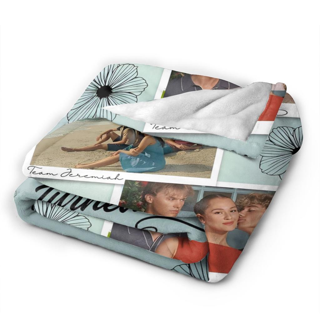 The Summer I Turned Pretty Flannel Throw Blankets Cousins Beach for Bedding Throws Knitted Blanket Travel Warm Portable Quilt