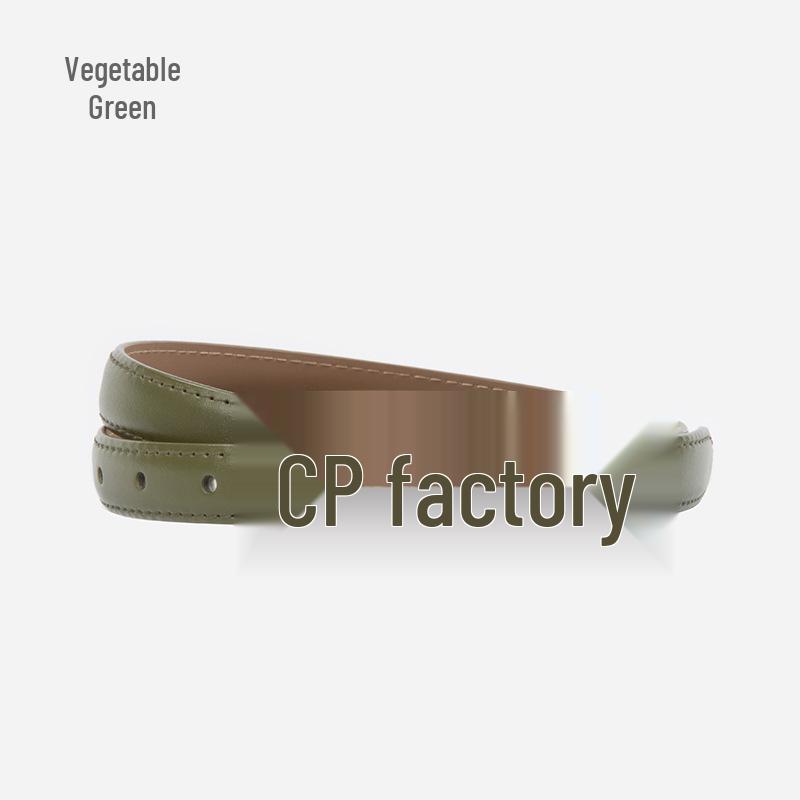 Cuckoo Women's Genuine Leather Skinny Belt for Jeans - Versatile Cowhide Casual Accessory