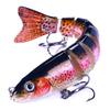 12.8cm-18g Multi-Jointed Bionic Minnow Sinking Lure for Sea Fishing Tackle.