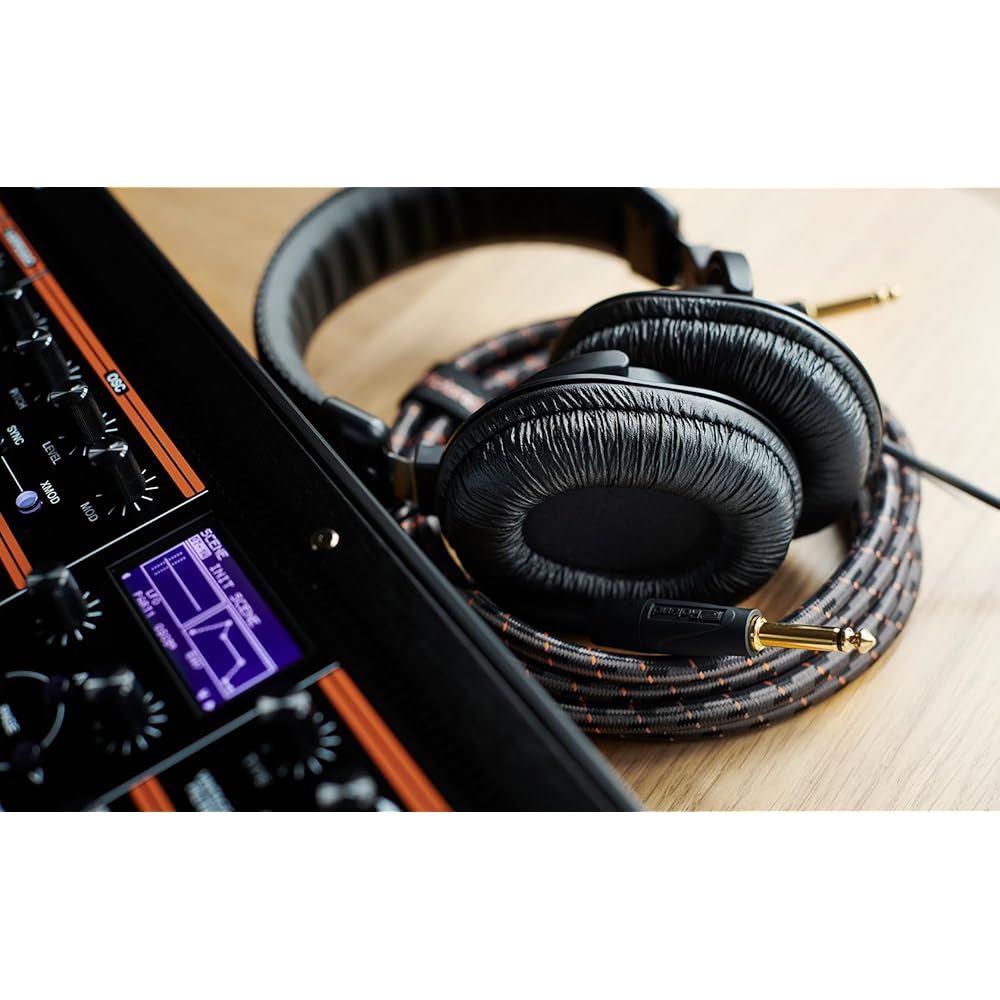 Roland Roland Monitor Headphones RH-200 Cable Length 3.4 m Wired Headphones Monitoring/Mixing Bla...