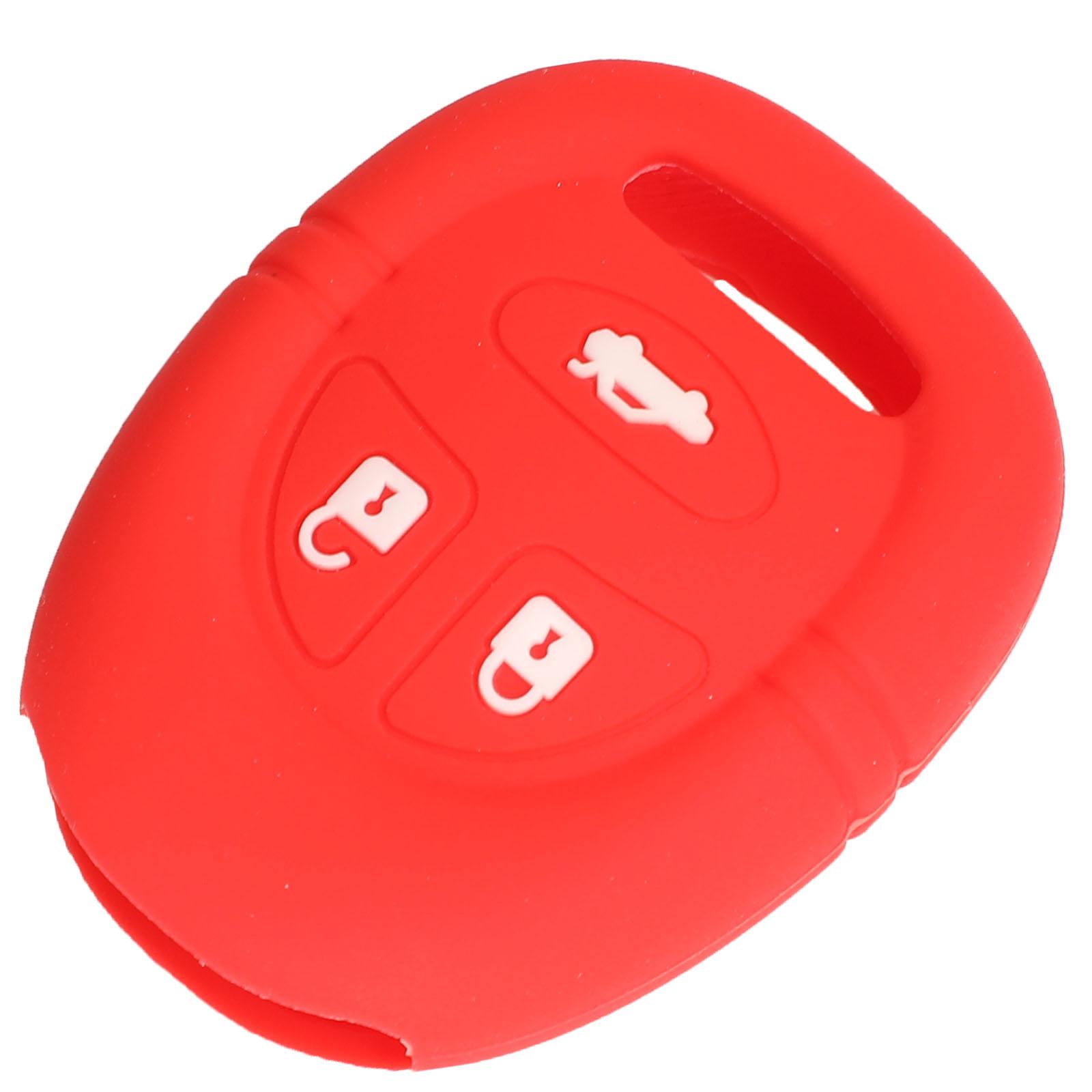 

jingyuqin 3B Remote Car Key силиконовый чехол для Saab 9-3 9-5 1999 - 2009 держатель стиль красный