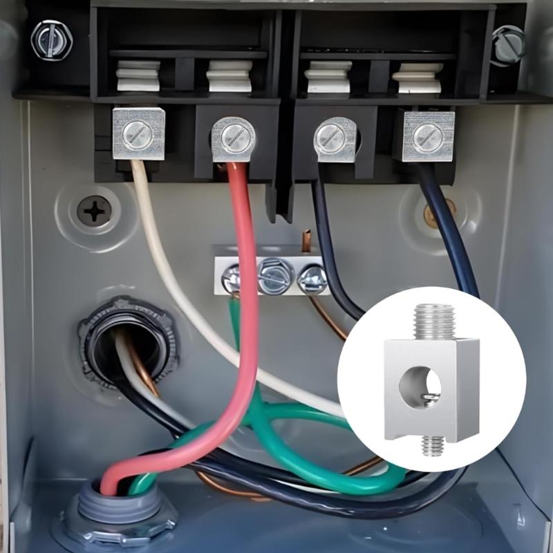 Fast Installation Terminals Block High Conductivity Aluminum Grounding Terminals Lug for Circuit Breaker Connections