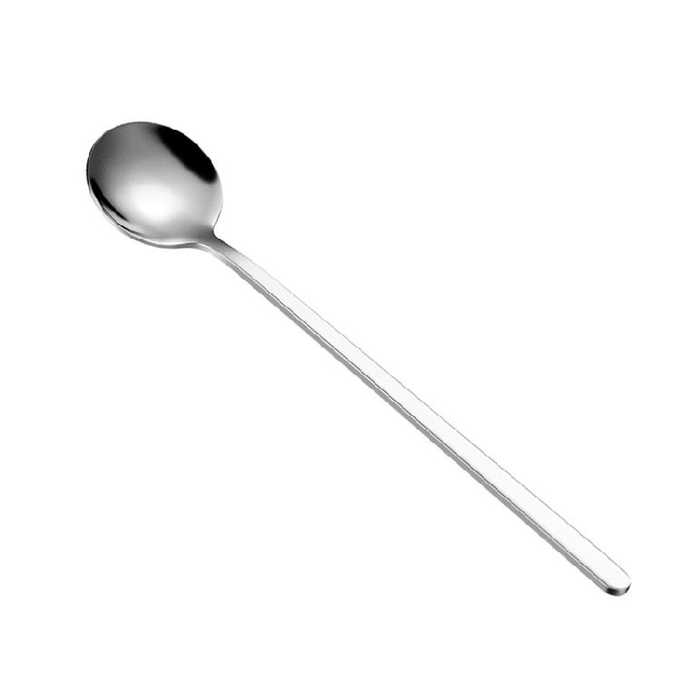 Stainless Steel Coffee Spoon Round for Head Spoon Korean Style Vintage Teaspoons