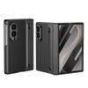For Samsung Galaxy Z Fold 8 Ultra 7 6 5 4 3 360° Folding Flap Leather Pen Groove Tempered Glass Film Drop Resistant Phone Case