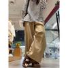 2026 Super Stylish Workwear Pants in Khaki, Wide-Leg, Slimming, Plus Size, Japanese Style, Relaxed and Lazy Vibe Pants for Spring