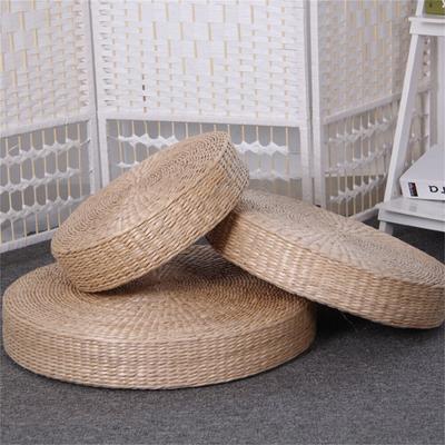 Slaměný polštář Podlaha Tatami Pouf Meditační tkaný polštář Japonská podložka na jógu Zen Round Room Padded Worship Weave Flat