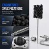 240 Grit Ball Hone Tool Flexible Resilient Engine Cylinder Deglazer  For Hydraulics