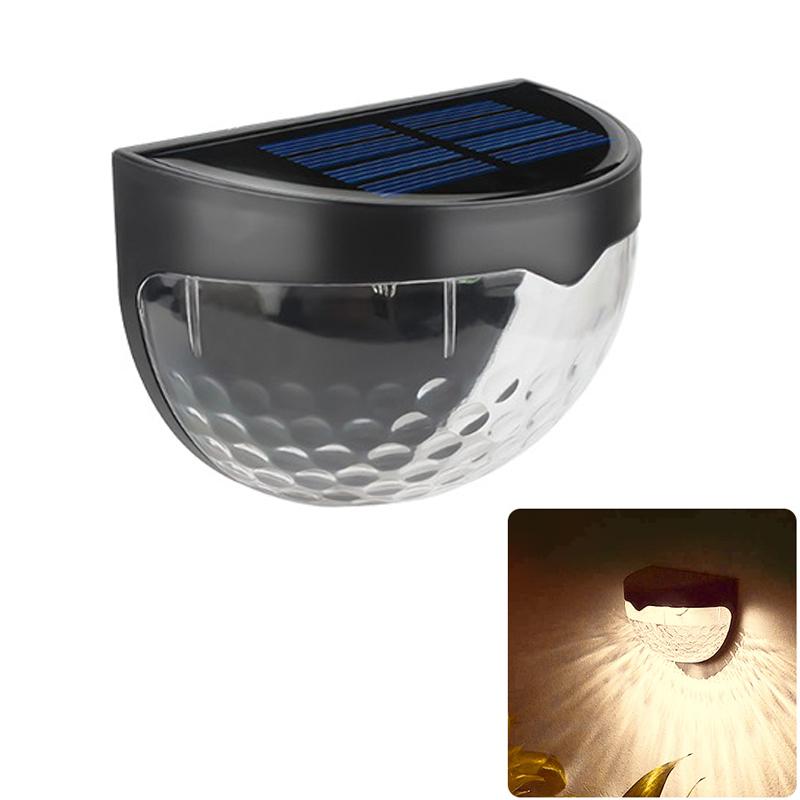Led Solar Fence Lights Outdoor Waterproof Wall Lights Corrugated Lights For Fence Terrace Garden Path Decorative Lights