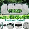 Clear PVC Garden Mesh Plant Cover Insulated Plant Cover Plant Protector Greenhouse Cover Breathable Insect Bird Barrier