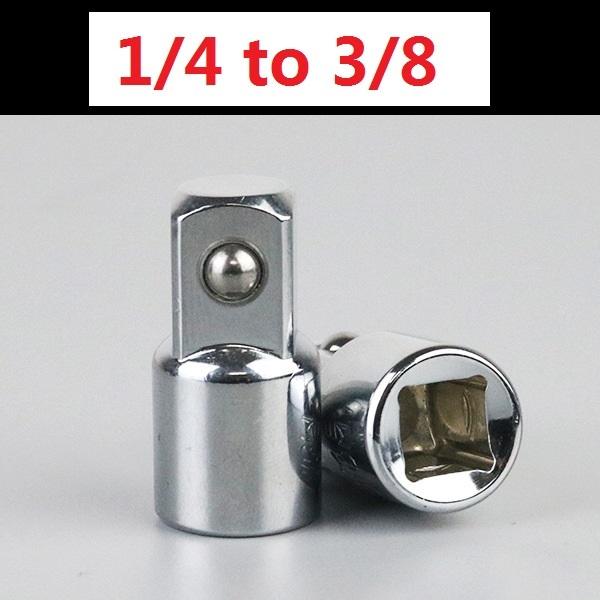 Stecknuss-Konverter-Adapter-Set Hülsenadapter 1/2 Groß 3/8 Mittel 1/4 Klein Austauschbarer Adapter Ratschenschlüssel-Aufsatz