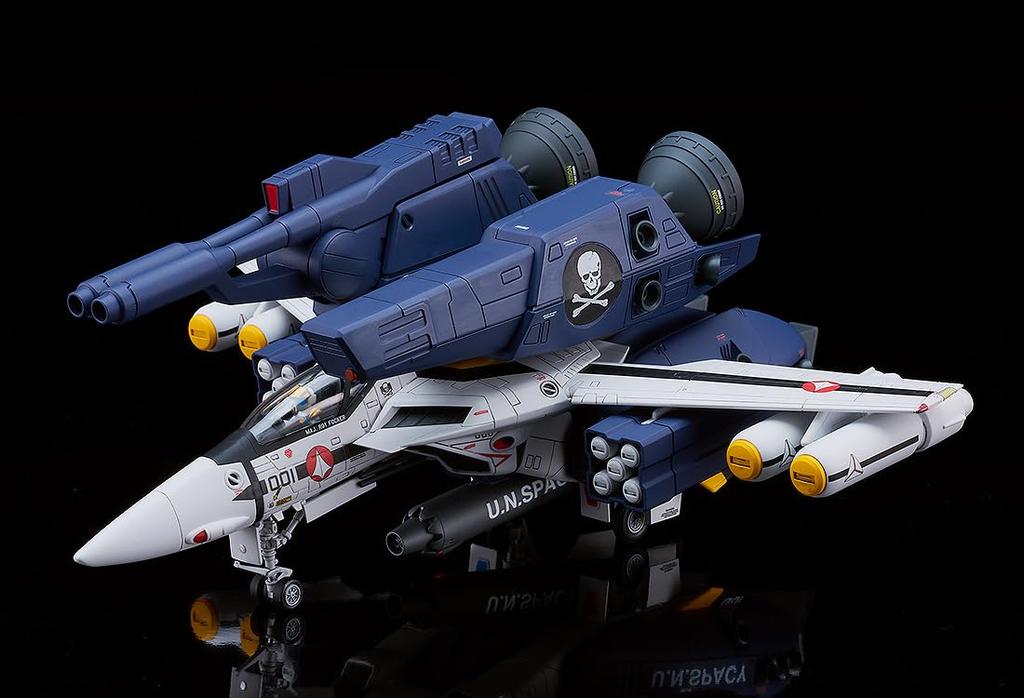 PLAMAX Super Dimension Fortress Macross: Do You Remember Love? PX08 1/72 VF 1S Strike Fighter Valkyrie Skull Leader 1/72 Scale Assembled Plastic Model