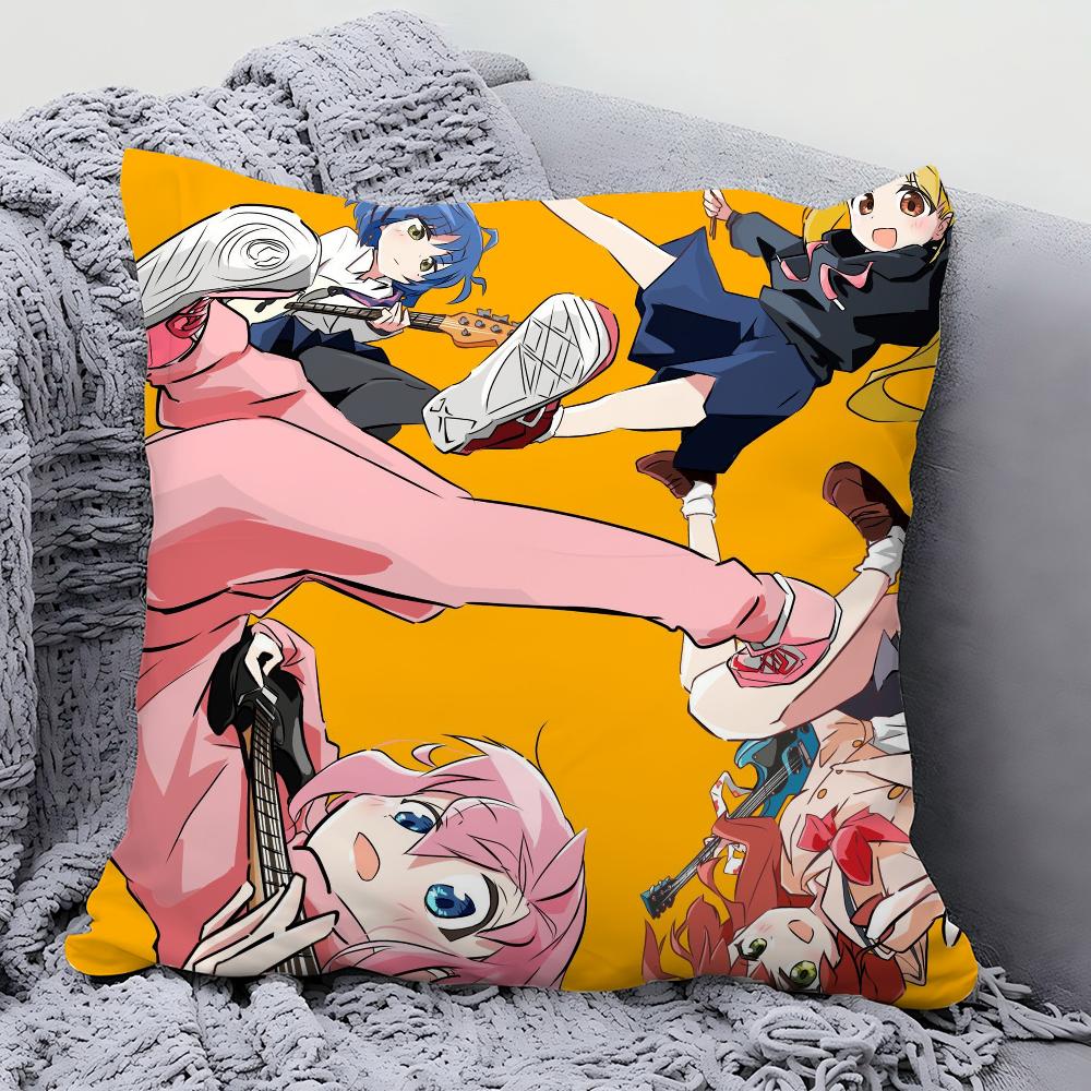 Animation Einsamer R-Rock Kissenbezug Quadratisches Kissen Schlafzimmer Sofa Freizeit Komfort Kissen Auto Wohnzimmer Heimdekoration 40X40