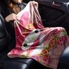 1pc My Melody Flowers Blanket Lightweight Flannel Throw for Sofa Bed Travel Camping Livingroom Office Couch Chair