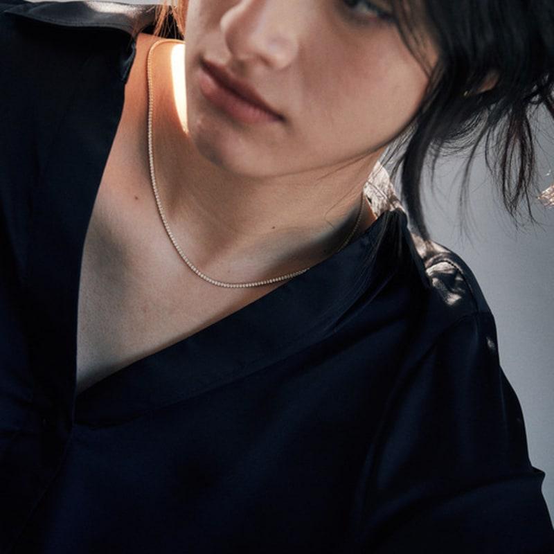 verte [925 silver] Un.silver.197 / fin anse dew necklace (gold)