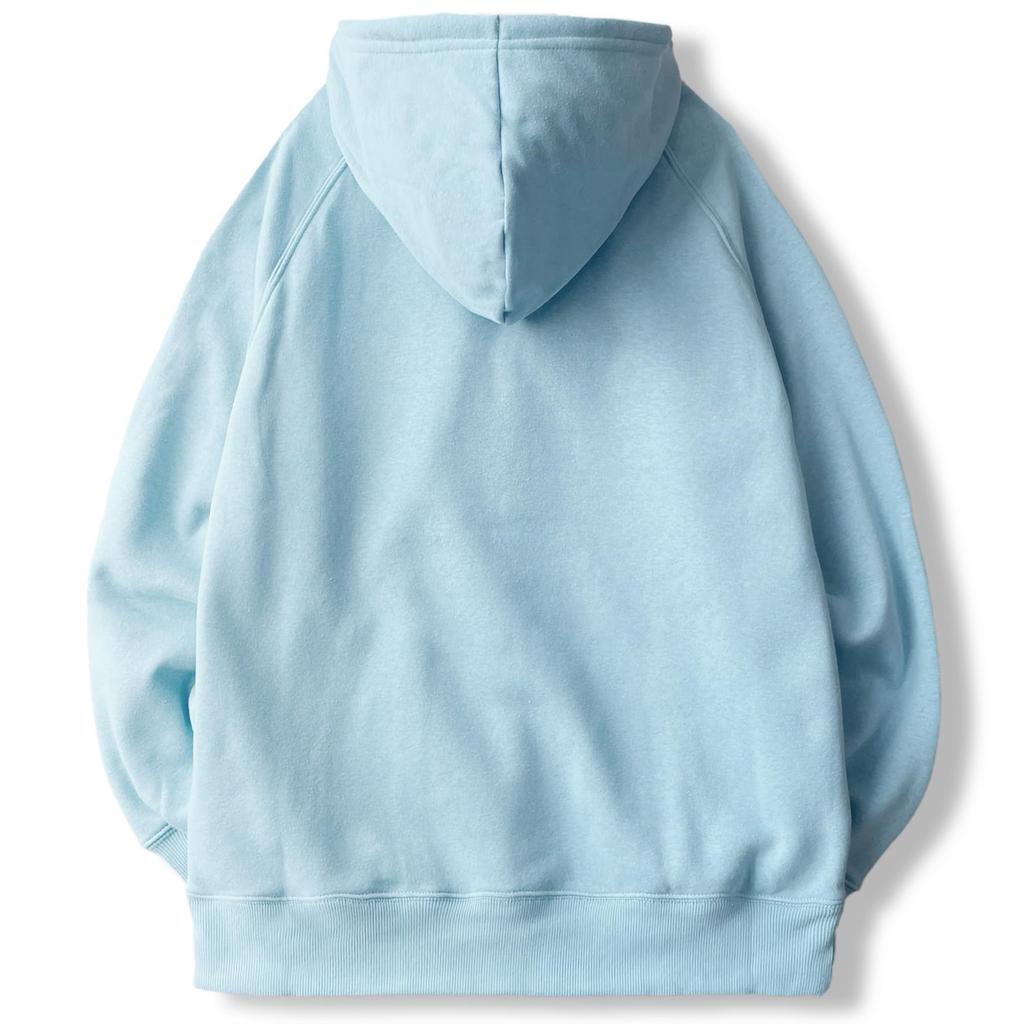 North Blue Halfdome Pullover Steel Size M [The Face] Women's Fleece-Lined Hoodie, Blue, [Used]