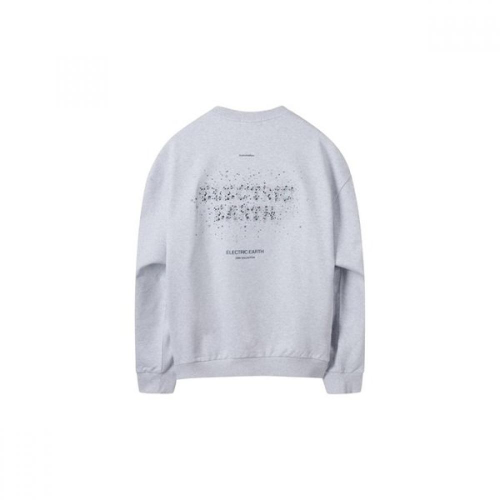 Customellow Grey Graphic Sweatshirt Cwtas25116gyx