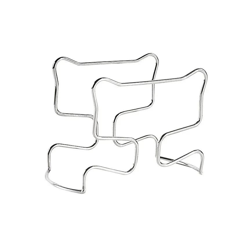 

Creative Fashion Stainless Steel Reusable Holder For Japanese Style Disposable Ears Drip Bags Coffee Cup Dripper Baskets Filter срібний