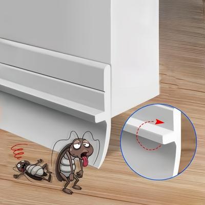 PVC-Türdichtungsstreifen, selbstklebend, schalldämmend, Türspaltstopper für Glas/Fenster, starke Haftung